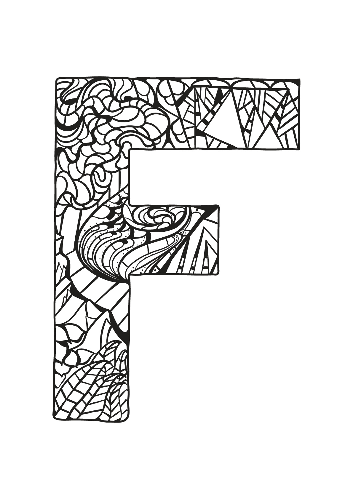 Alfabeto letra F